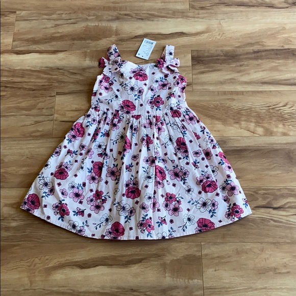 Anko pink woven girl’s bow dress - Picture 2 of 8